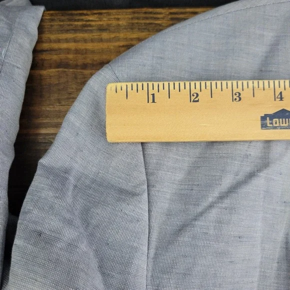 Perry Ellis Men's Sport Coat Blazer Two Button Light Blue Linen Blend‎ 50L